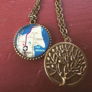 Map & Picture Necklaces