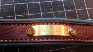 Engraved Name Plate Bracelet Pure Imagination by Kristin