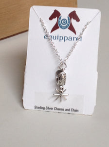 Equestrian Sterling Charm Necklaces (Different Choices Available)