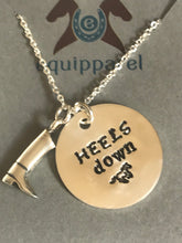 Heels Down Sterling Silver Necklace with Boot Charm